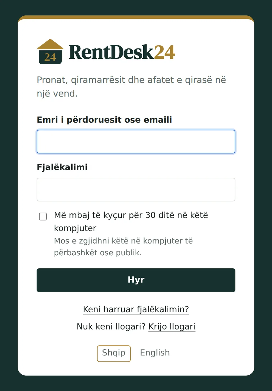 Krijoni llogarinë